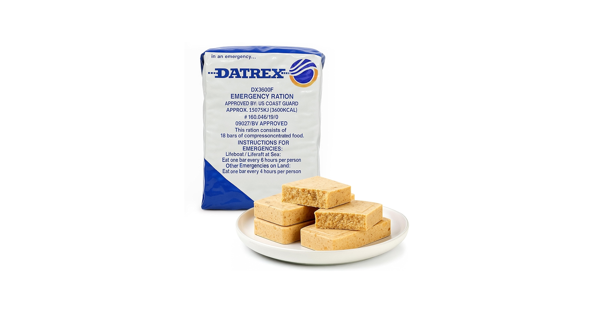 Datrex 3600 Calorie Emergency Bars