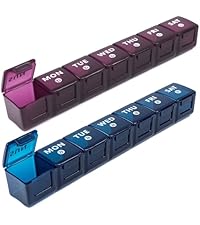 7-Day Pill Organizer Travel Case